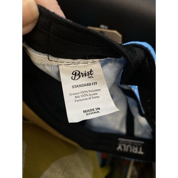 Apres Brist Truly Hard Seltzer Blue & Suede Brim Snapback Hat Cap NWT New - Picture 10 of 11